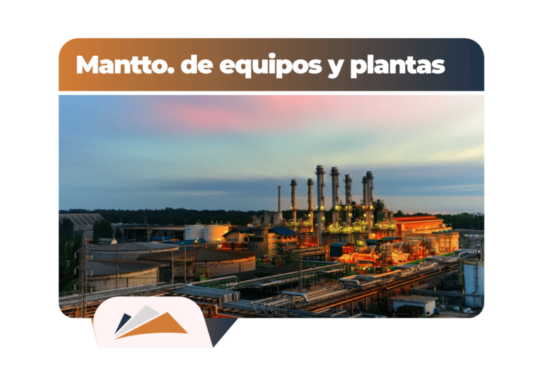 Mantto de equipos y plantas